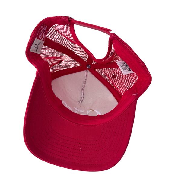 2022 Brixton Enjoy Coke Trucker Hat Red Adjustable Snapback Cap - Picture 8 of 12